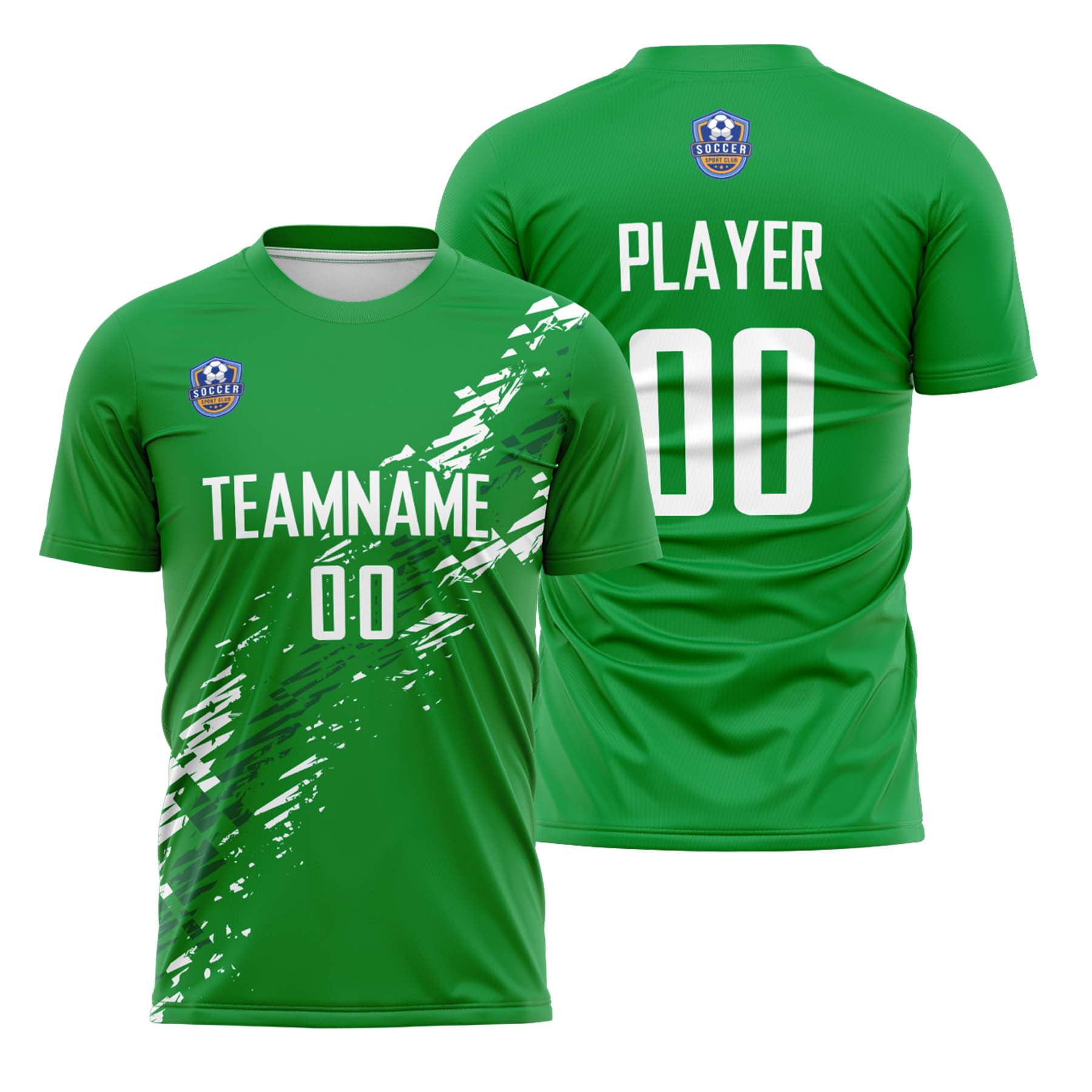 Custom Green Black Classic Soccer Training Sets Jersey For Adults/Kids